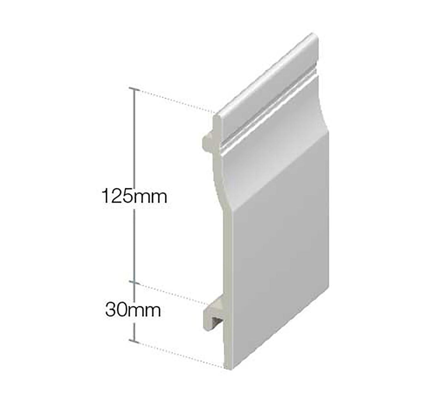 125mm uPVC Shiplap Cladding Board