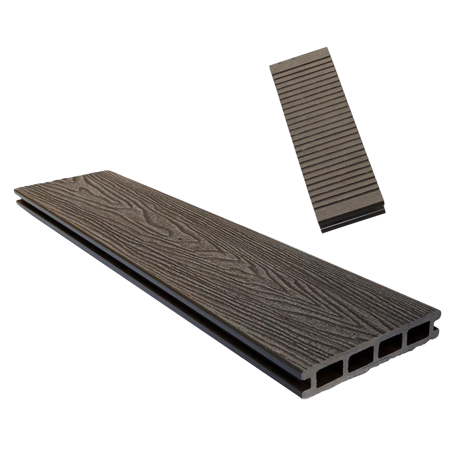 Composite Decking Hollow Board Patio Garden Veranda (3.66m) Composite Decking Hollow Board Patio Garden Veranda (3.66m)