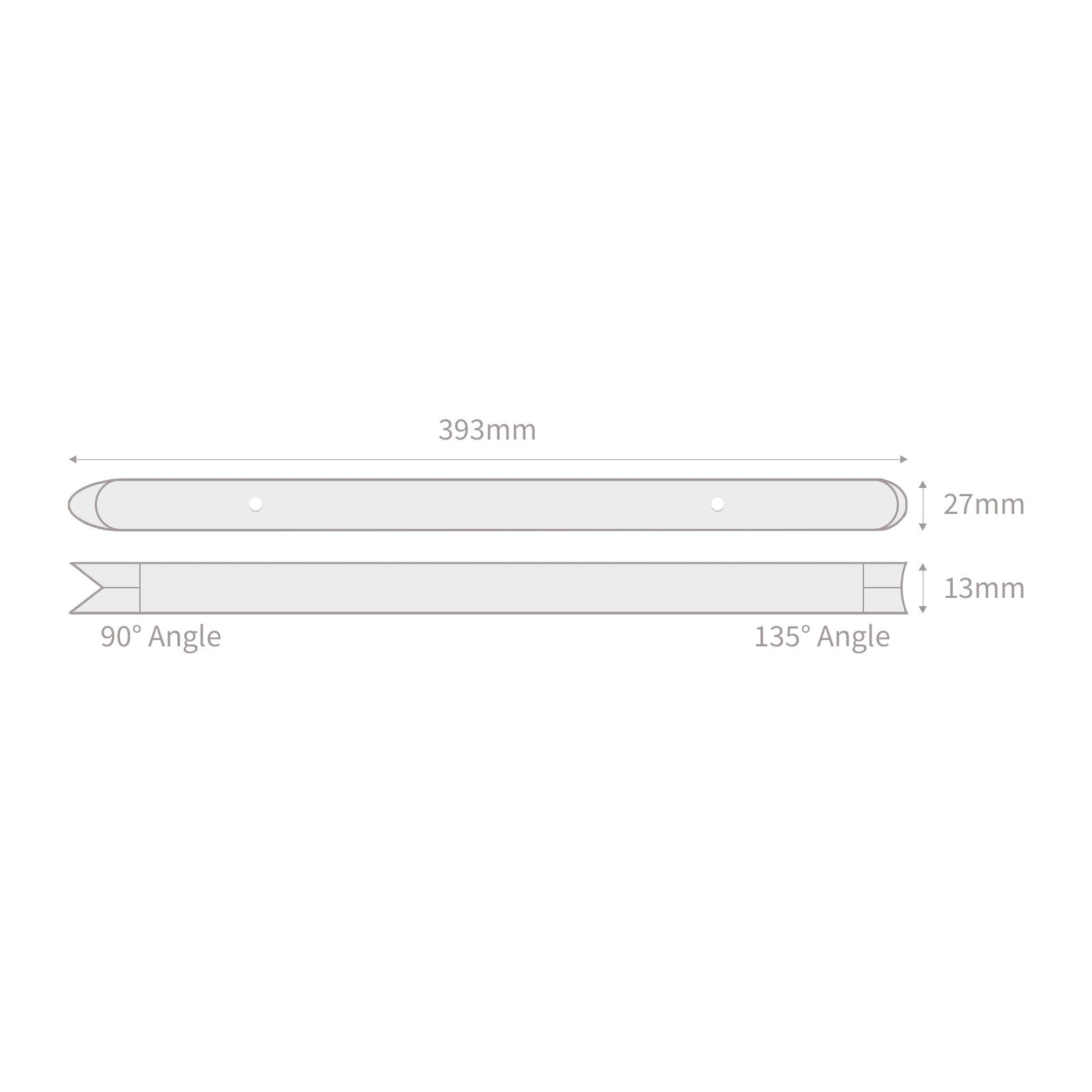 Golden Oak Internal 90/135° Corner Joint for 23mm Laminated Window Board - Light Oak