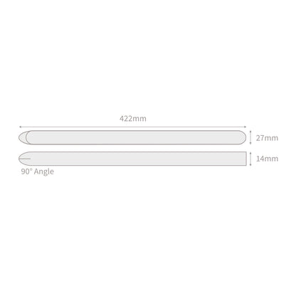 Golden Oak 90° Ext Corner and Inline Joint Trim for 23mm Laminated Window Board