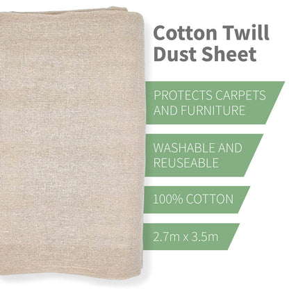 Soudal Cotton Dust Sheets for DIY, trade or professional use. For Painting and decorating in the home or office. Soudal Cotton Dust Sheets for DIY, trade or professional use. For Painting and decorating in the home or office.