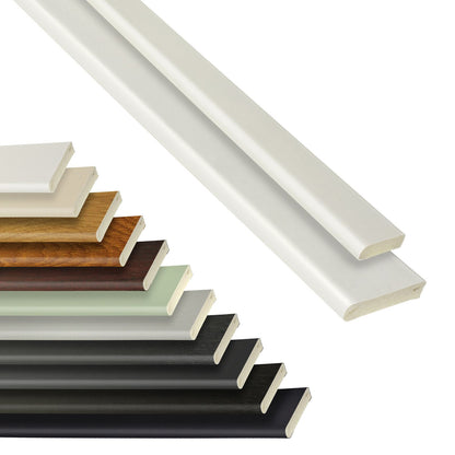 Cloaking Fillet uPVC Plastic Window Door Architrave Trim Cloaking Fillet uPVC Plastic Window Door Architrave Trim