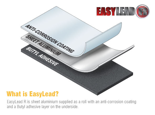 450mm EasyLead R Lead Alternative Rough Flashing - 150mm