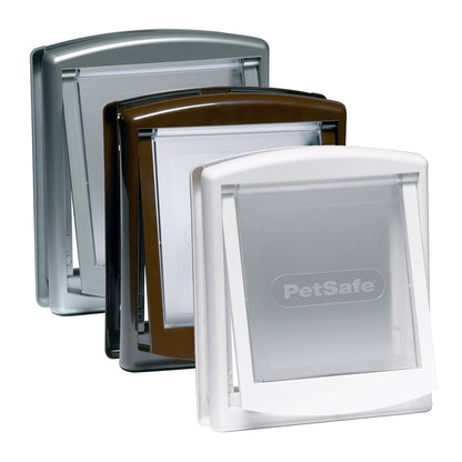 Small White PetSafe Original Cat Flap Lockable Two-Way Opening