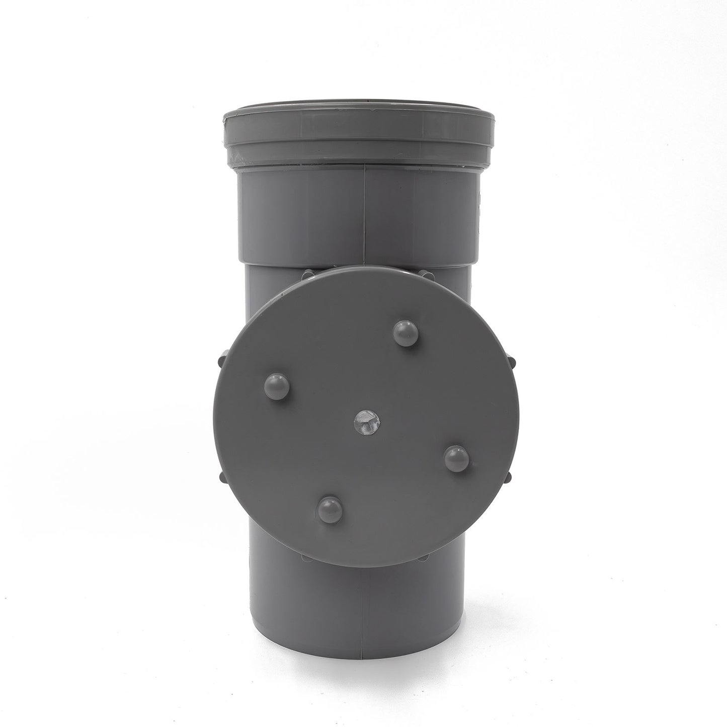 110mm Soil Straight Access Pipe (Single Socket)