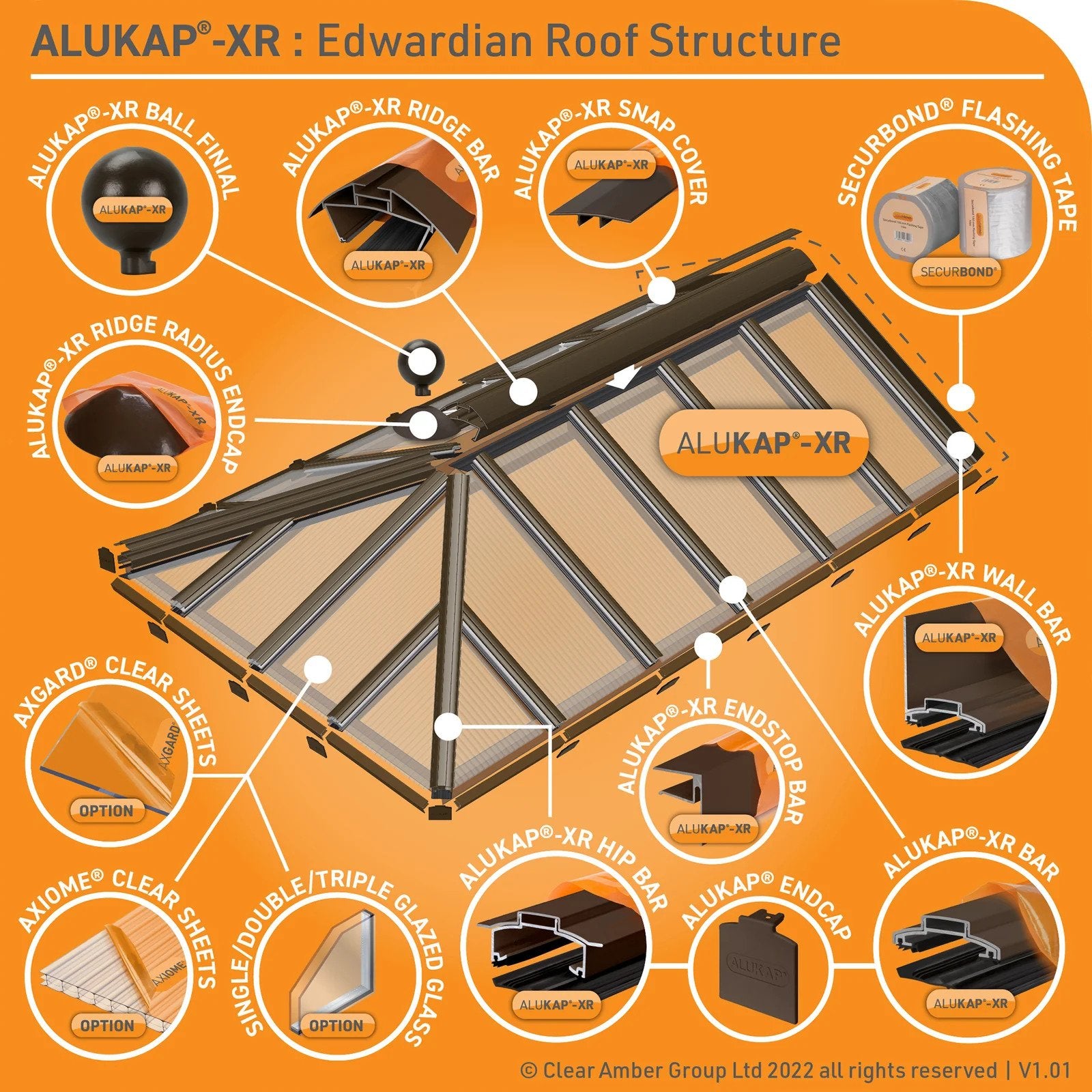 End Cap for ALUKAP-XR Screw-Down Glazing Bar - White End Cap for ALUKAP-XR Screw-Down Glazing Bar - White