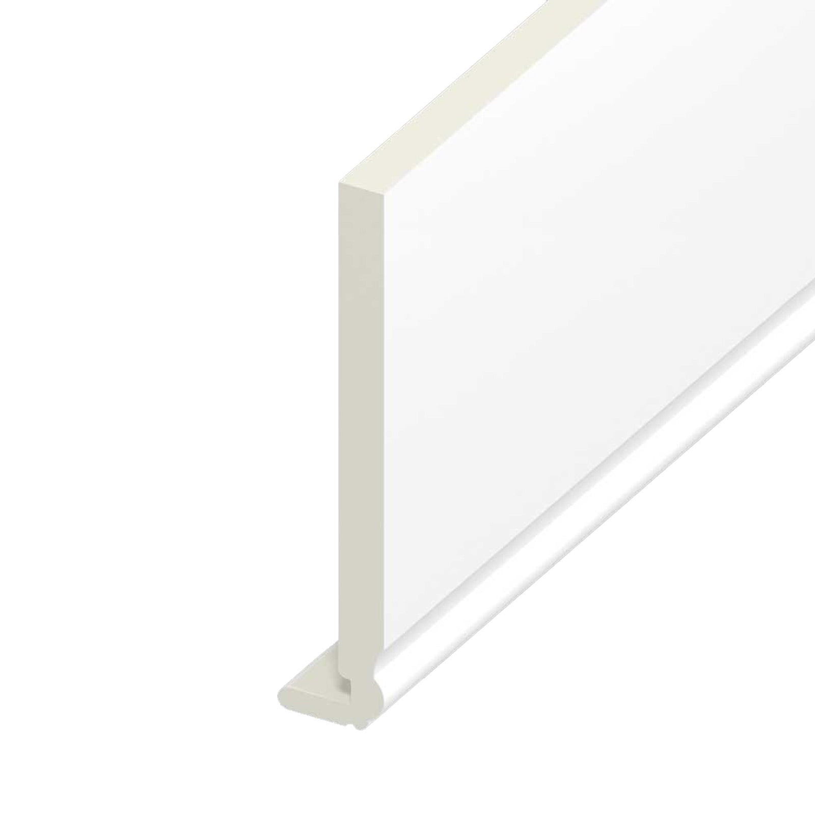 150mm 150mm x 5m, 18mm Ogee uPVC Plastic Capping Cover Board