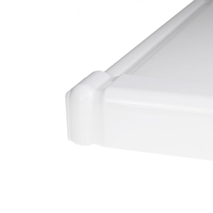 90° External Corner Trim Joint for 18mm Ogee Capping Board – White 90° External Corner Trim Joint for 18mm Ogee Capping Board – White