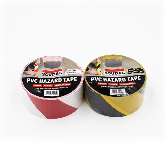 Soudal PVC Self-Adhesive Hazard Tape