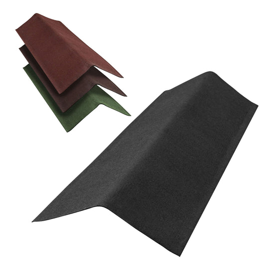 Black Gutta Corrugated Bitumen Roof Gable Angle Verge Closure