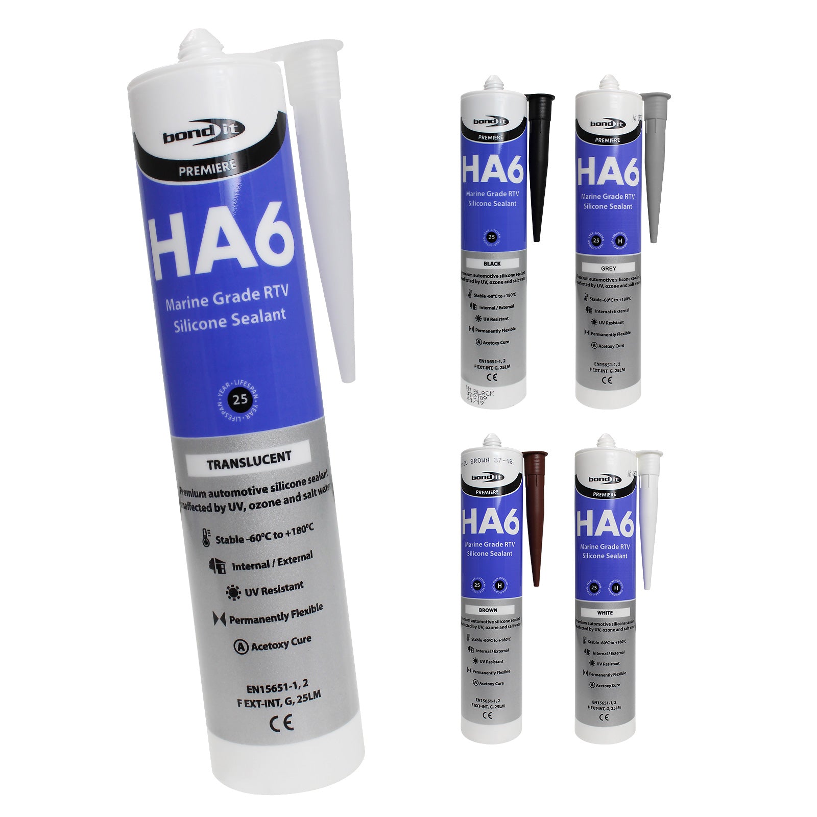 HA6 High Modulus RTV Fish-Safe Marine Silicone Sealant HA6 High Modulus RTV Fish-Safe Marine Silicone Sealant