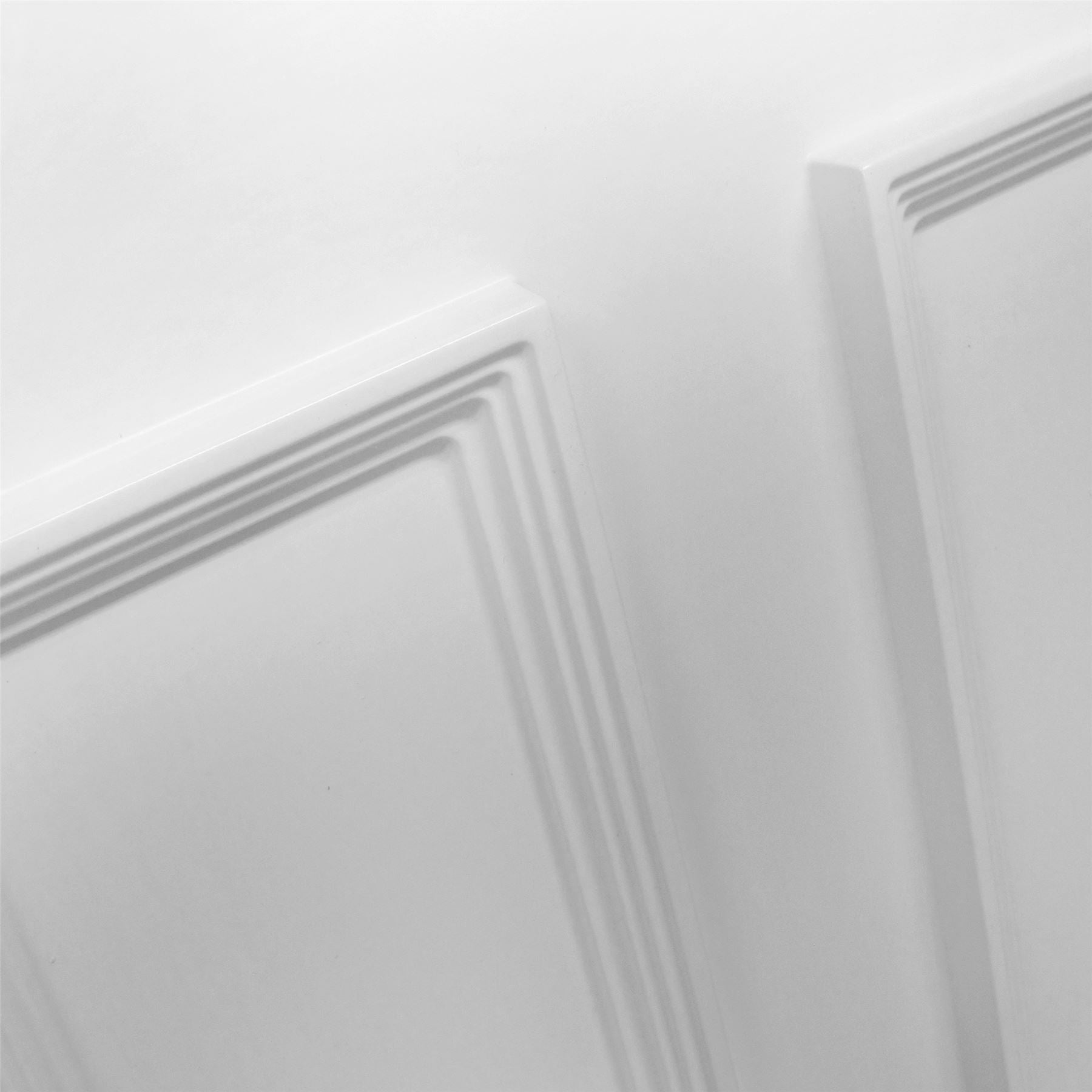 28mm Manor Raised Moulded Half uPVC Door Infill Panel (700mm x 900mm)