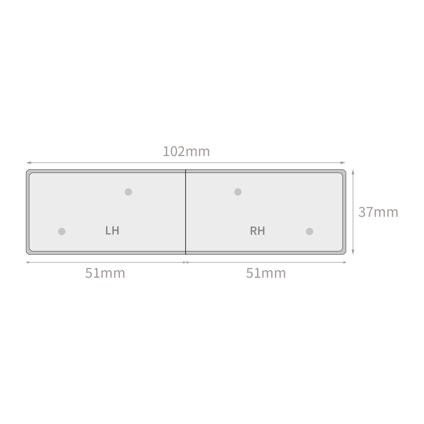 White Short End Caps for Window Cill Capping Cover (Pair)