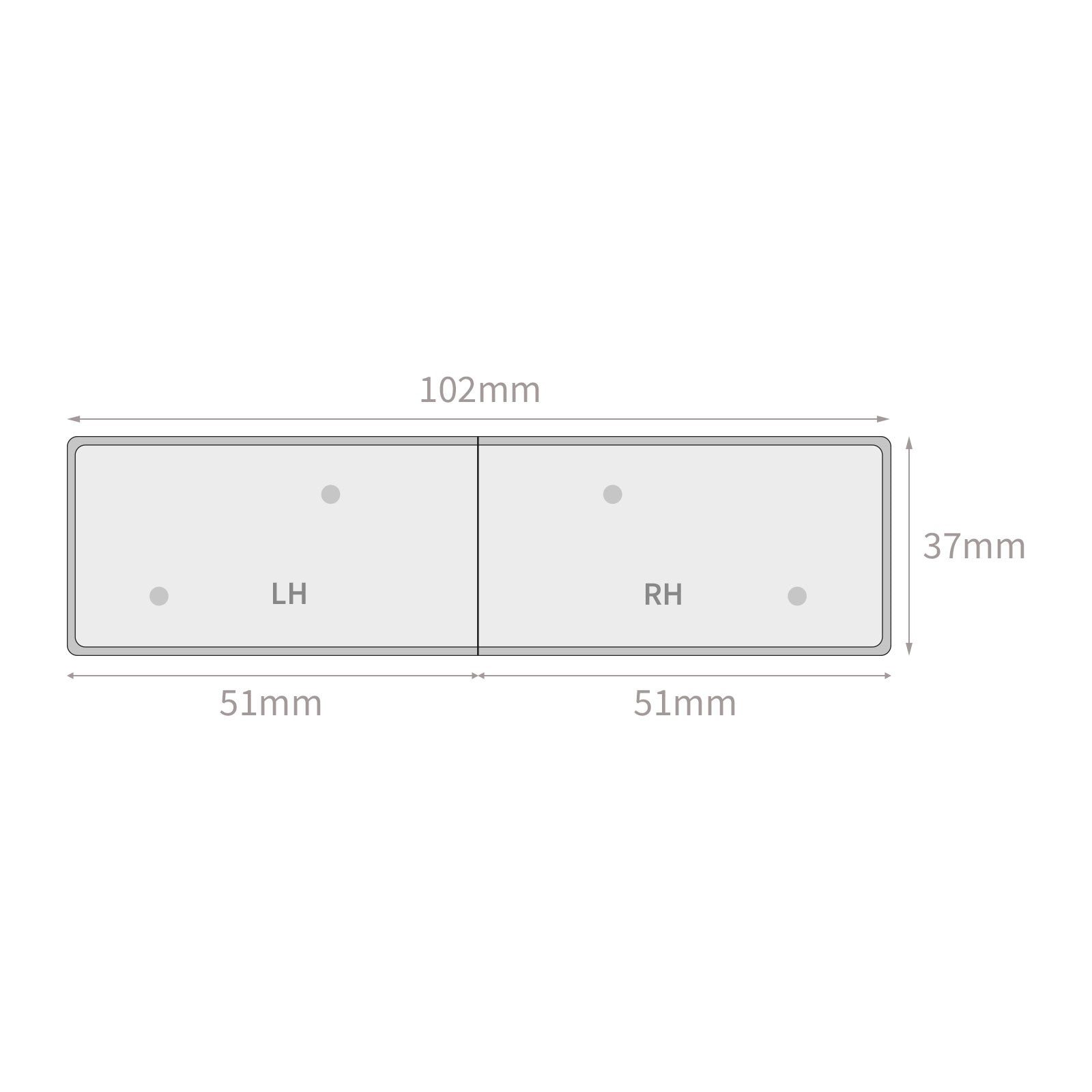 White Short End Caps for Window Cill Capping Cover (Pair)