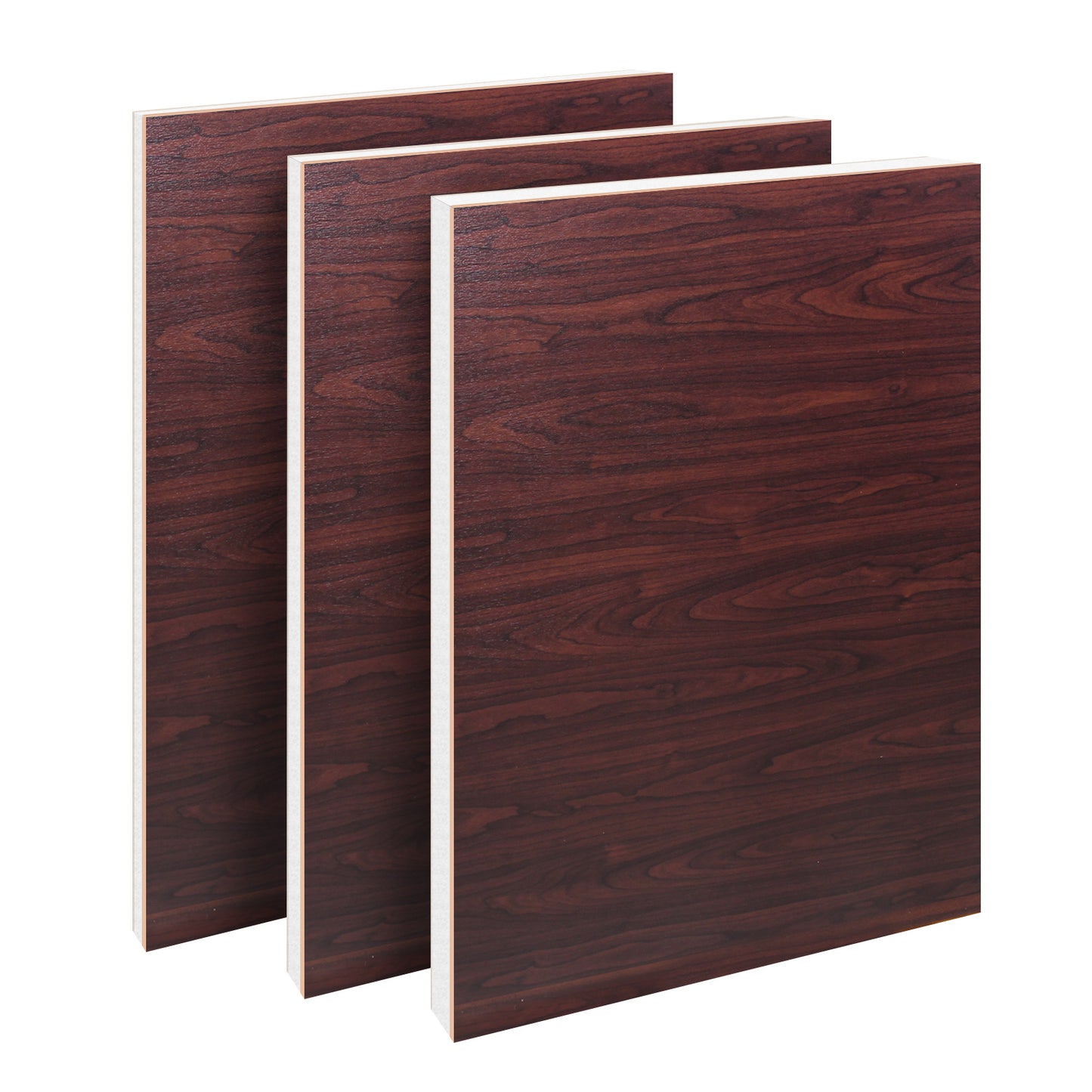 Rosewood/Rosewood 28mm Rosewood/White, 24mm uPVC Flat Door Panel (700mm x 900mm)