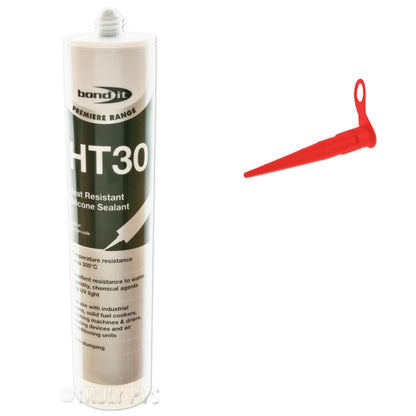 Red Bond-It HT30 Heat Resistant Silicone High Temperature Sealant Red Bond-It HT30 Heat Resistant Silicone High Temperature Sealant