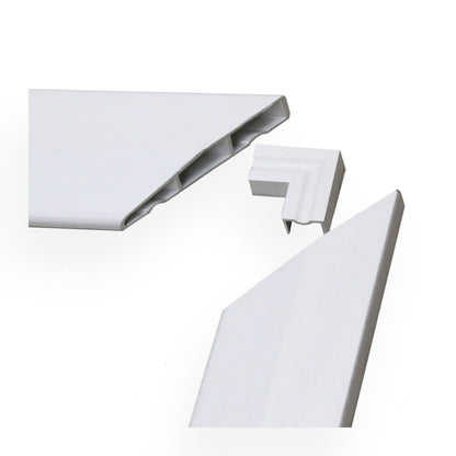 Sample Pack of Roomline uPVC Plastic Modern Chamfered Architrave – White Satin Sample Pack of Roomline uPVC Plastic Modern Chamfered Architrave – White Satin