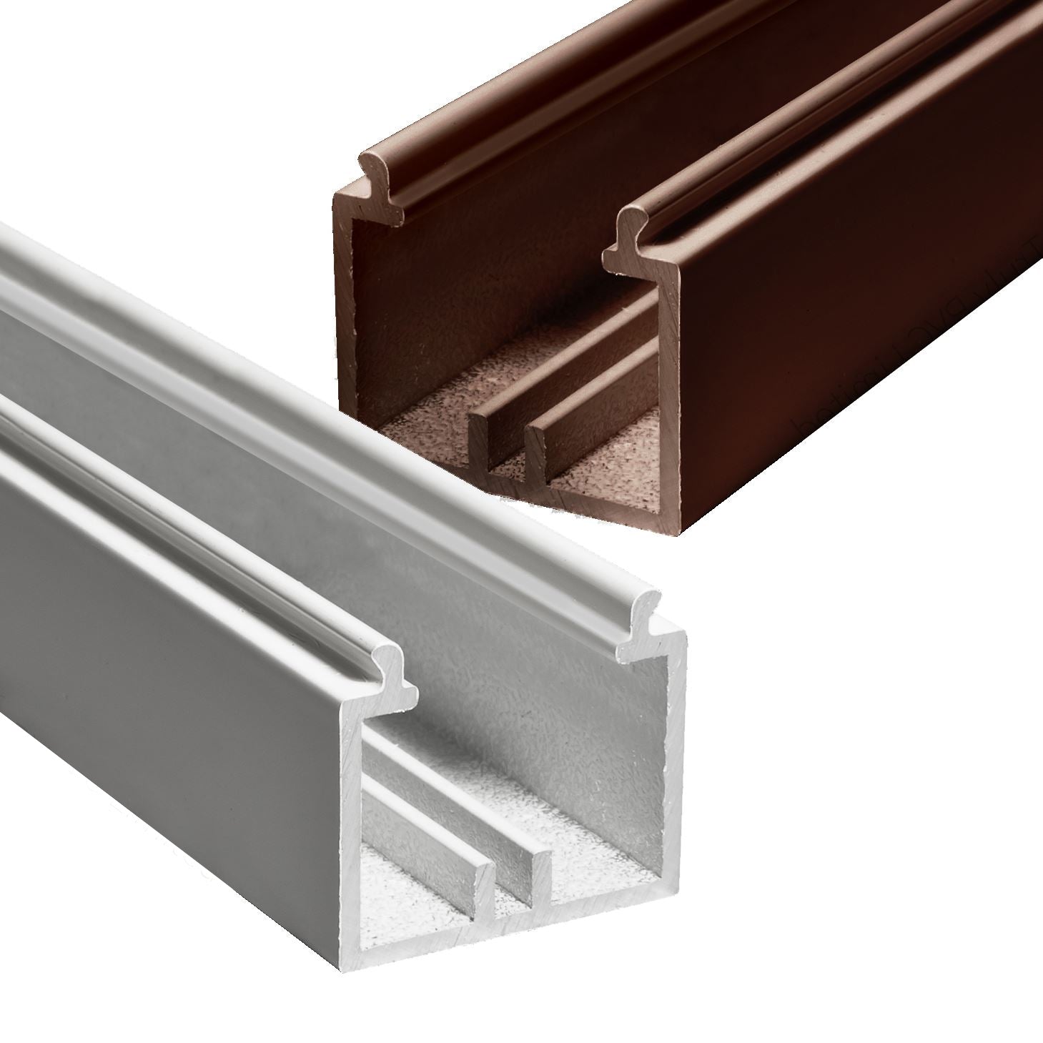 Brown 3m Sunwood Cresting Channel Powder-Coated