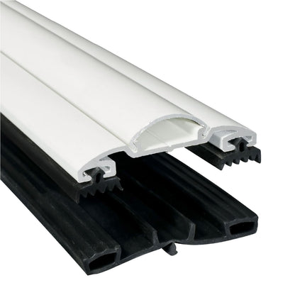 White 3m 50mm Sunwood Screw-Down Glazing Main Bar for Conservatory Lean-to Roof