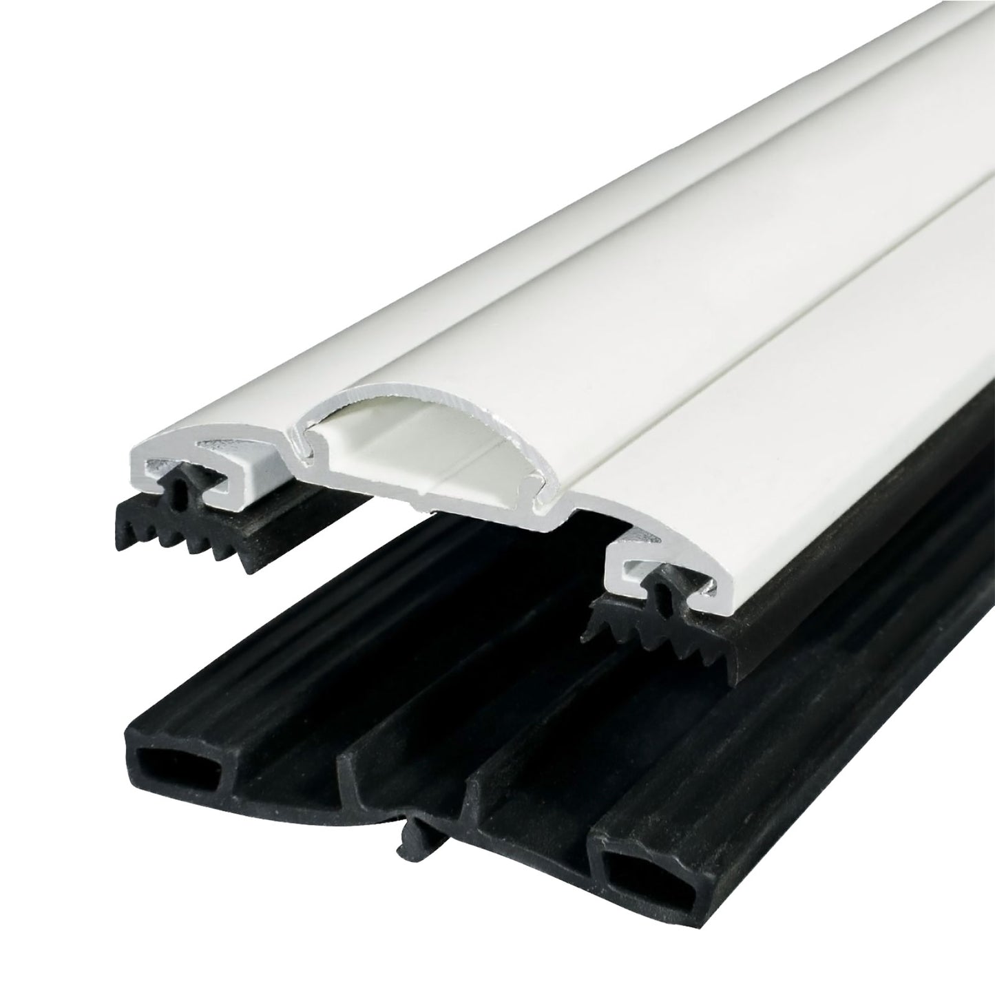 White 3m 60mm Sunwood Screw-Down Glazing Main Bar for Conservatory Lean-to Roof