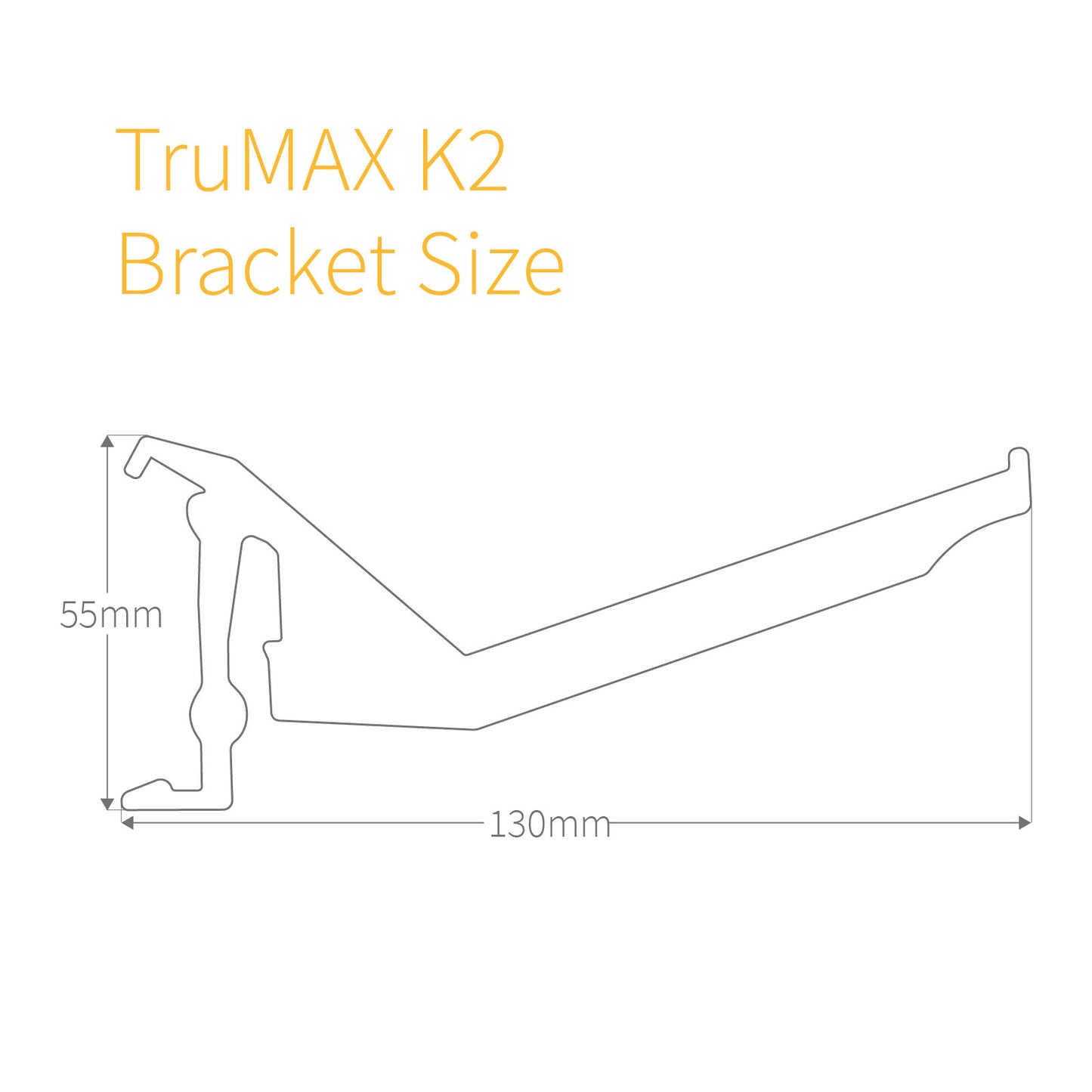 TruMAX K2 Gutter Bracket C8043 Replacement TruMAX K2 Gutter Bracket C8043 Replacement