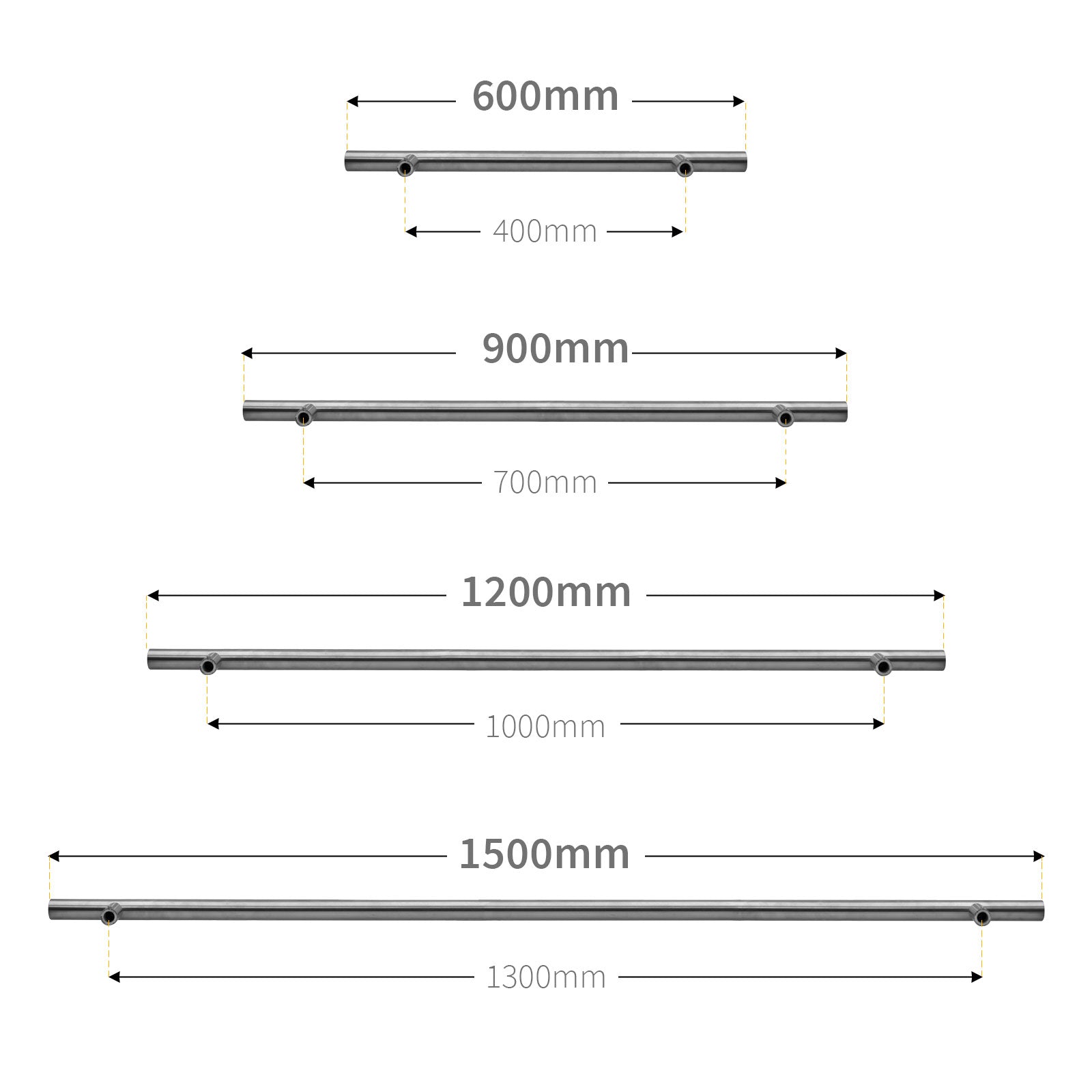 Long Inline Pull Door Handle Straight Slim External Bar Long Inline Pull Door Handle Straight Slim External Bar