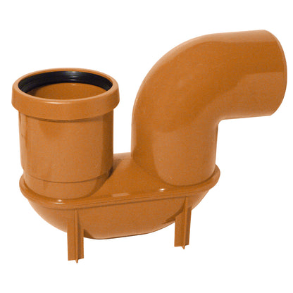 P Trap Gulley for 110mm Plastic PVC-u Underground Drainage System Fittings P Trap Gulley for 110mm Plastic PVC-u Underground Drainage System Fittings