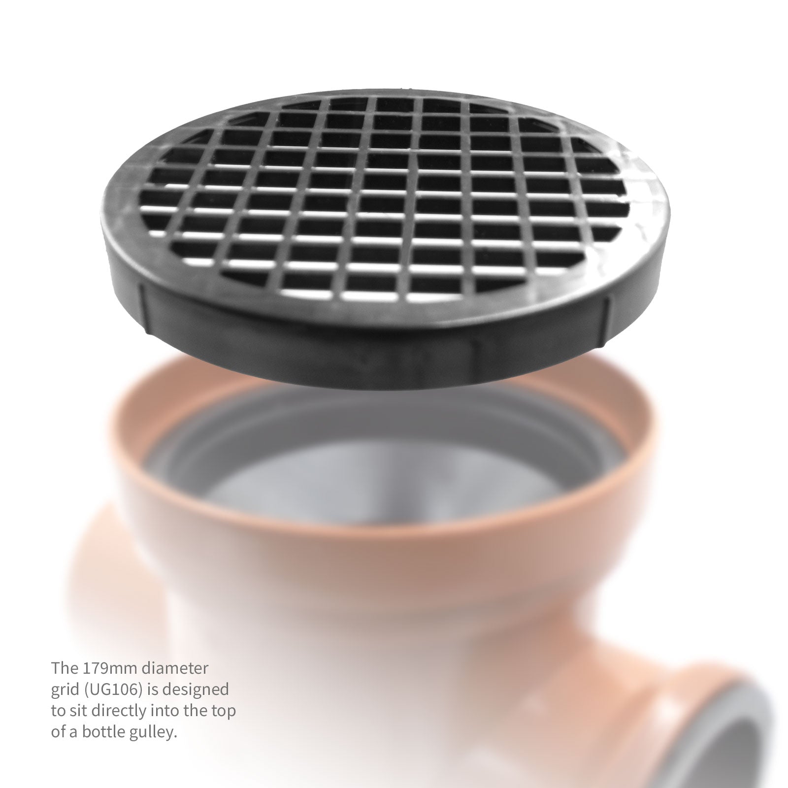 Round Underground Bottle Gulley Grid for 110mm Plastic PVC-u Underground Drainage System Fittings Round Underground Bottle Gulley Grid for 110mm Plastic PVC-u Underground Drainage System Fittings