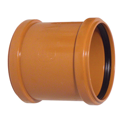 Slip Coupler (Double Socket) Underground Drainage System PVC-u Plastic Terracotta Slip Coupler (Double Socket) Underground Drainage System PVC-u Plastic Terracotta