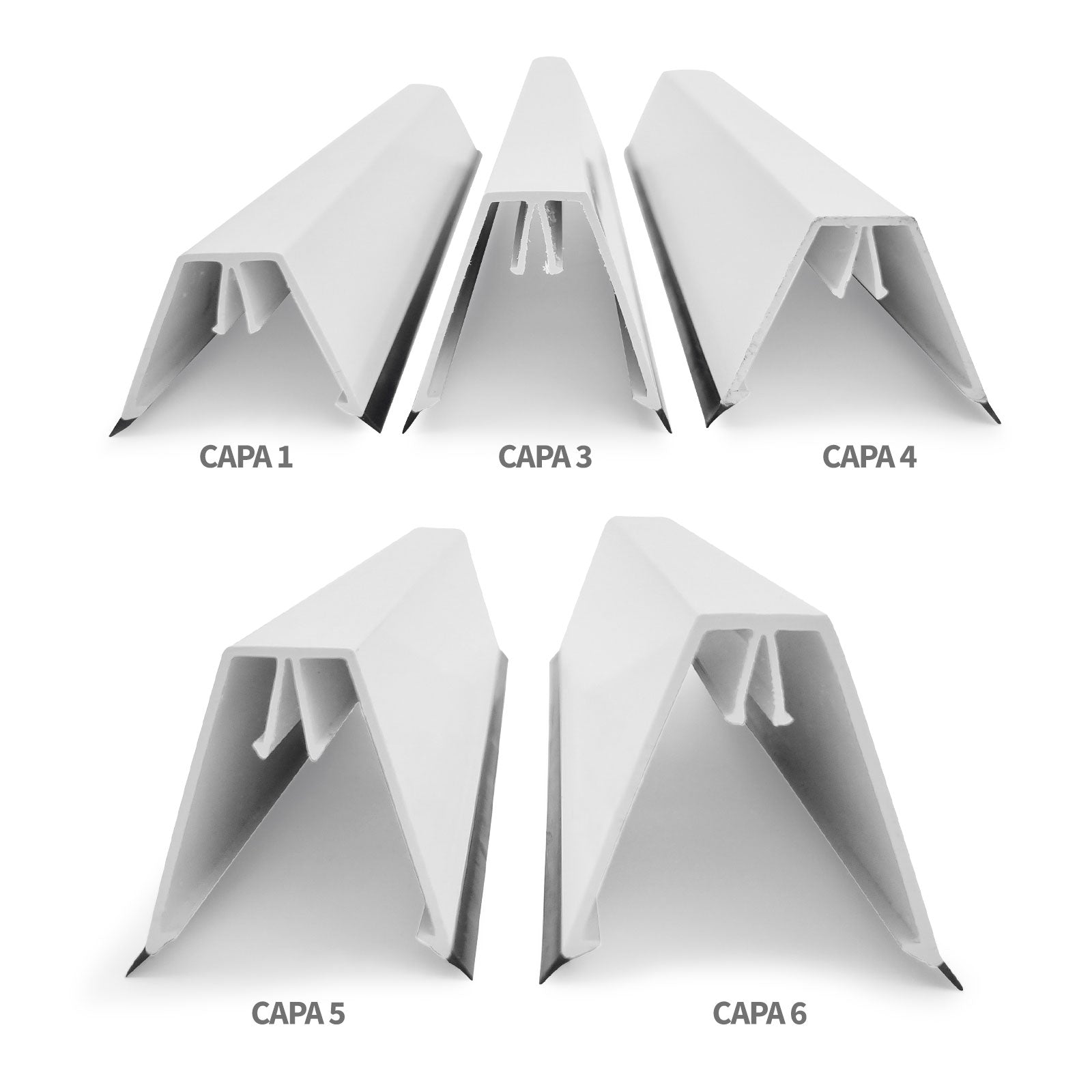 CAPA1 2m Ultraframe CAPA Transom Top Cap uPVC Conservatory Roof Spar Replacement Capping