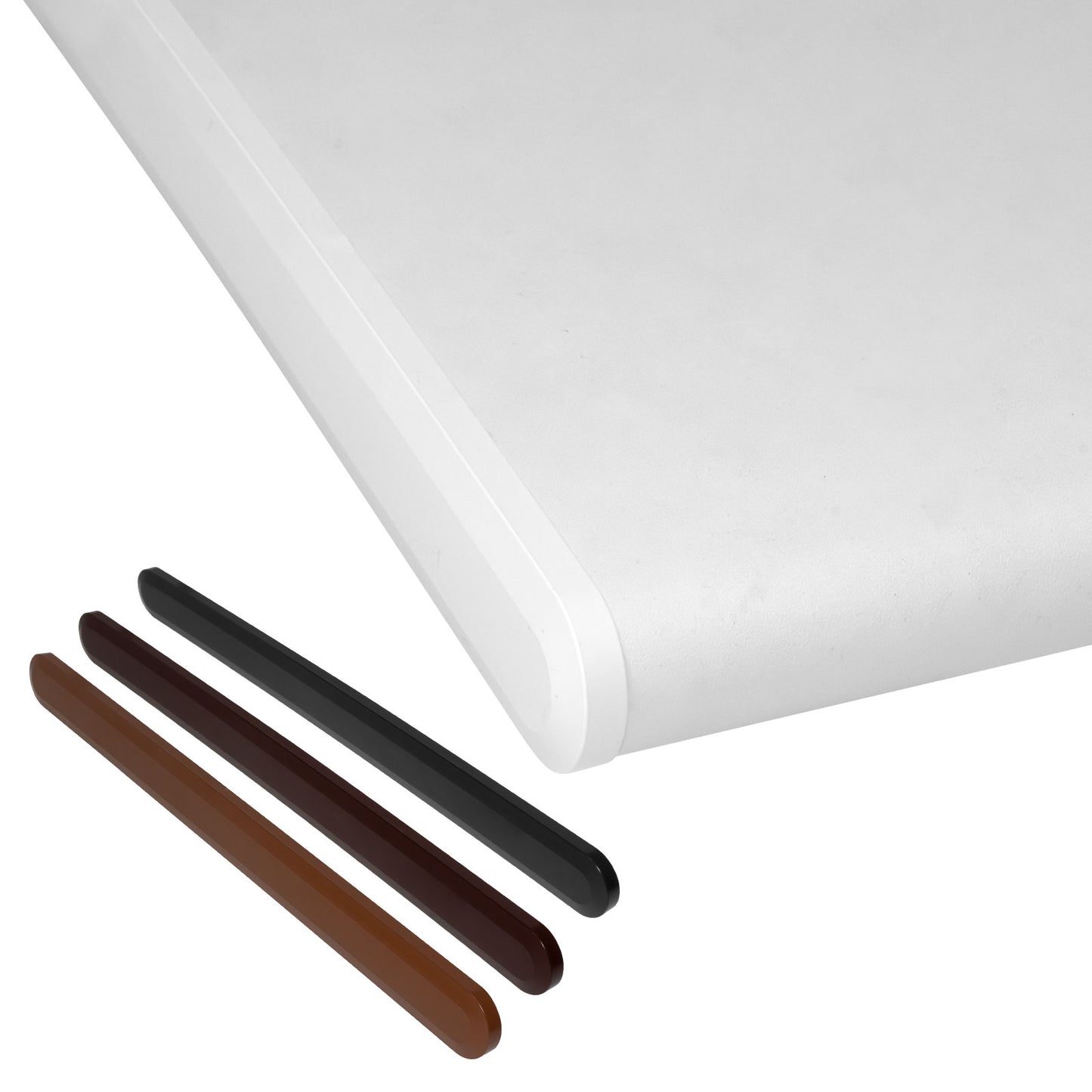 White Window Board Plastic End Cap