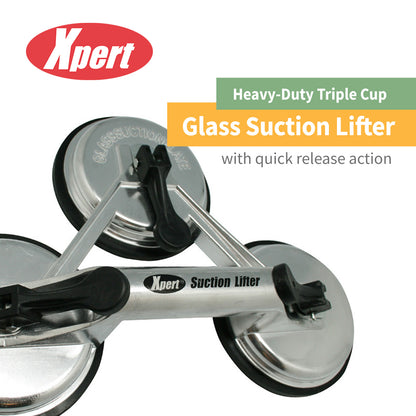 Xpert Triple Cup Glass Suction Lifter Xpert Triple Cup Glass Suction Lifter