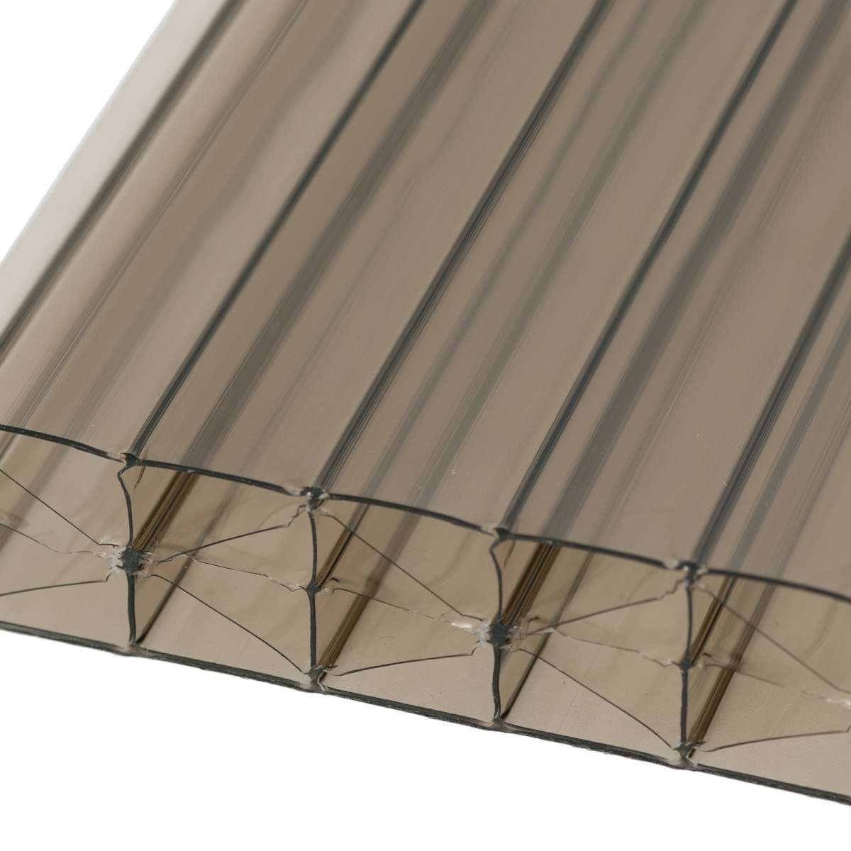 35mm Bronze Polycarbonate Multiwall Sheets Truly Pvc Conservatory