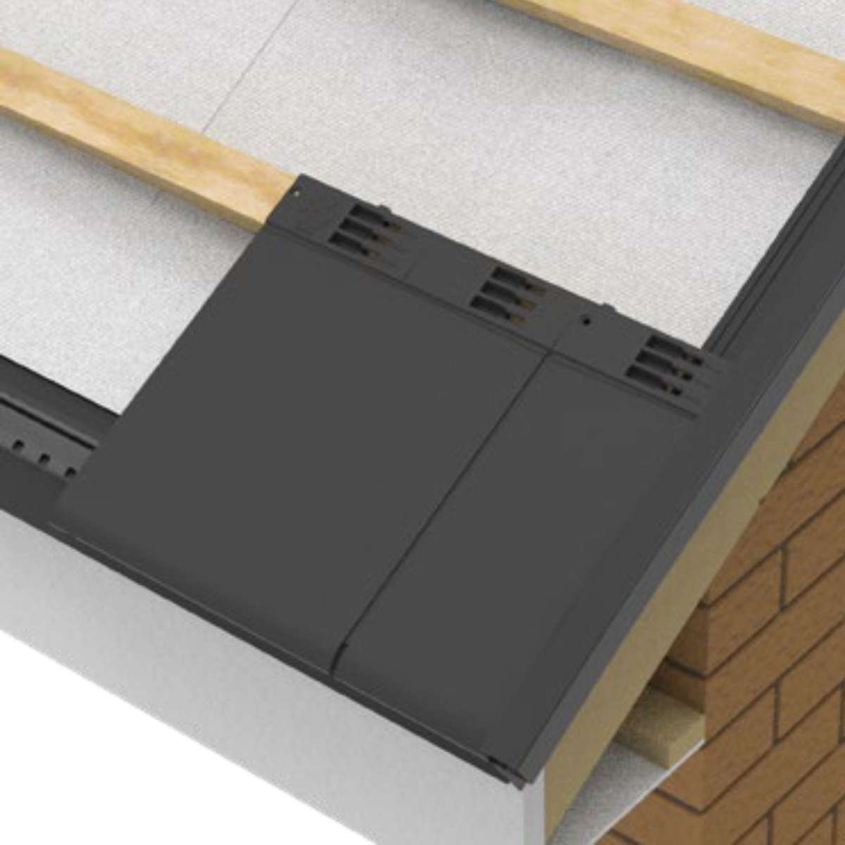 Envirotile Synthetic Slate Roof Tile Continuous Dry Verge | Truly PVC ...