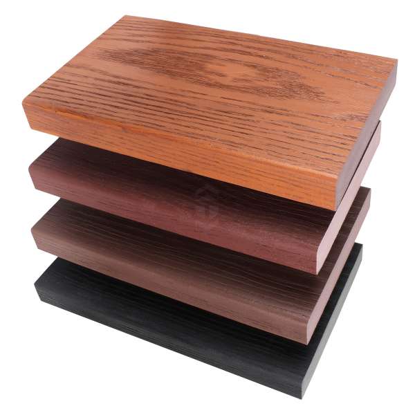 Mock Tudor Board Textured Replica Wood Composite Planks (4.2m) - Black ...